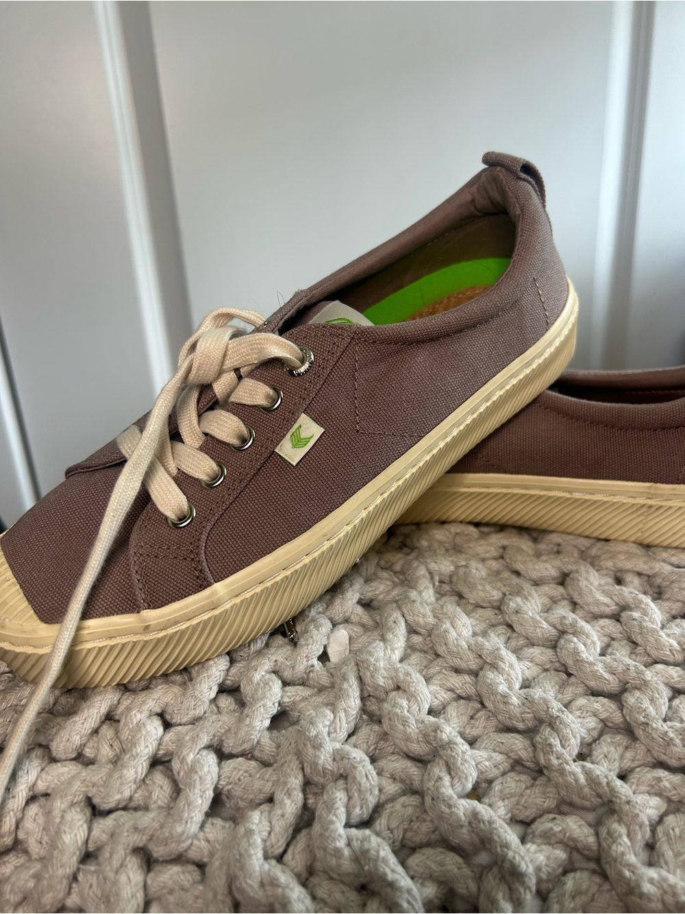 Cariuma OCA Low Grey Canvas Sneakers Vegan